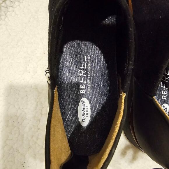 Dr Scholls Insane Shootie Ankle Boots Loafer Faux Suede Perforated Women Sz 8.5 - Picture 5 of 9